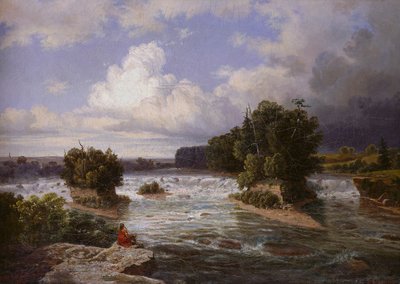 St. Anthony Falls As It Appeared in 1848 by Henry Lewis